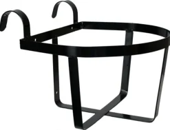 SHILOH STABLES TACK Portable Bucket Hanger Black New