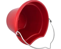 SHILOH STABLES TACK 8-Quart Flatback Bucket 8.5" Tall