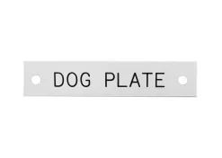 DOVER DROPSHIP Rectangular Dog Collar Nameplate Best