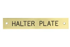 DOVER DROPSHIP Rectangular Halter Nameplate - 1 or 2 lines Outlet