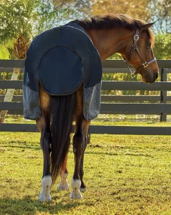 S.K. EXPORTS Rider’s International™ 600D Reflective Turnout Sheet Black/Reflective