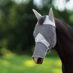 ALLIANZ CLOTHING Rider’s International™ Fly Mask with Ears & Nose Grey Discount