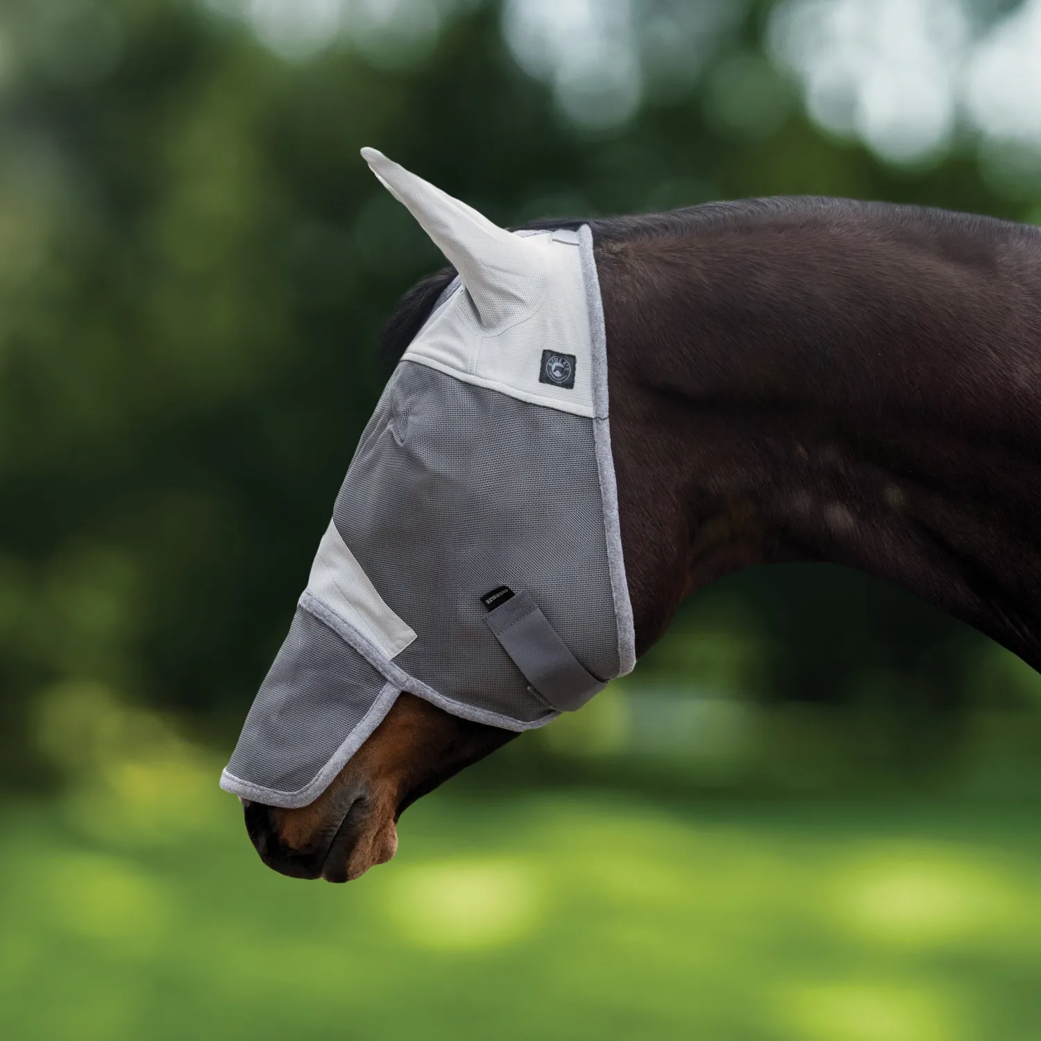 ALLIANZ CLOTHING Rider’s International™ Fly Mask with Ears & Nose Grey Discount
