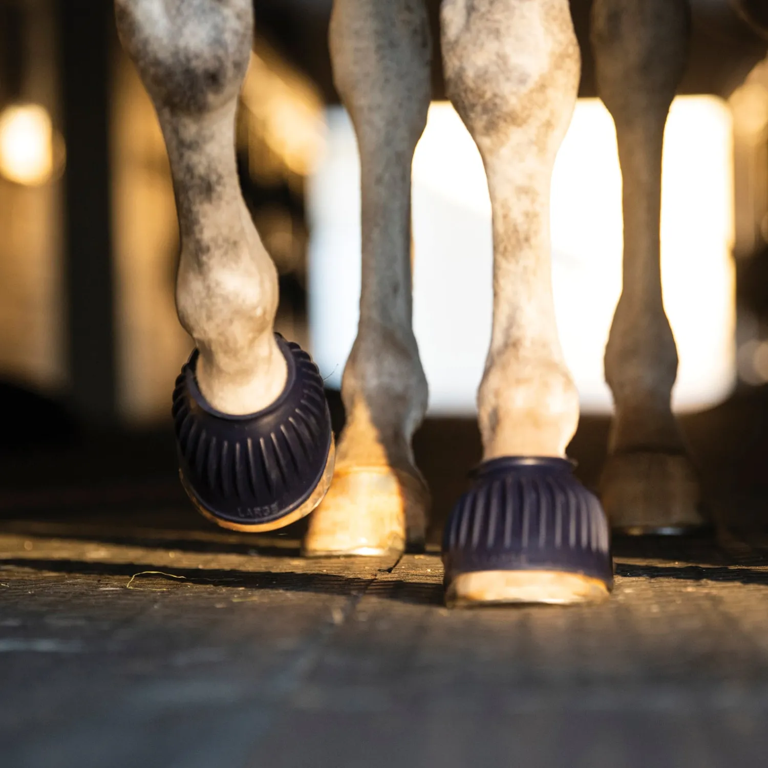 SHIVAM Rider's International™ Rubber Hook-and-Loop Bell Boots New