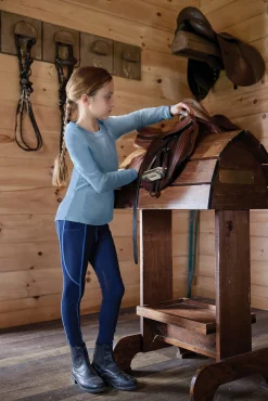 KIRSCH Riding Sport™ Kids’ Colebrook Fleece Crew Hot