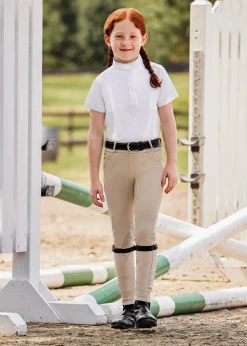 KIRSCH Riding Sport™ Kids’ Essential Short-Sleeve Show Shirt White Outlet