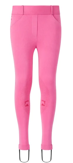 TARUN TEXTILES Riding Sport™ Kids’ Pull-On Knee-Patch Jodhpur Phlox Pink