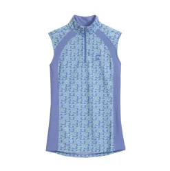 KIRSCH Riding Sport™ Ladies’ Airflow Quarter-Zip Print Sleeveless Shirt Hot