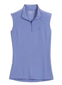 KIRSCH Riding Sport™ Ladies’ Airflow Quarter-Zip Solid Sleeveless Shirt