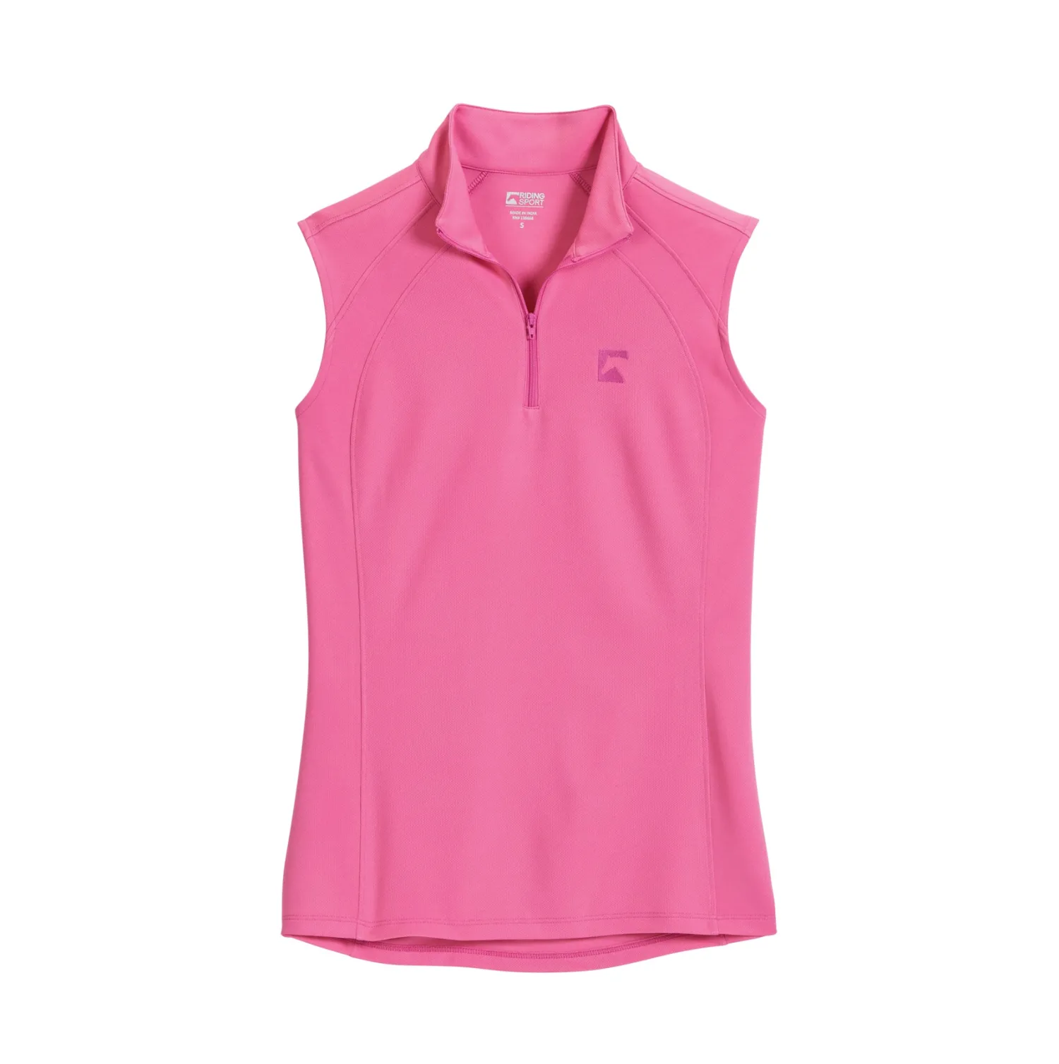 KIRSCH Riding Sport™ Ladies’ Airflow Quarter-Zip Solid Sleeveless Shirt