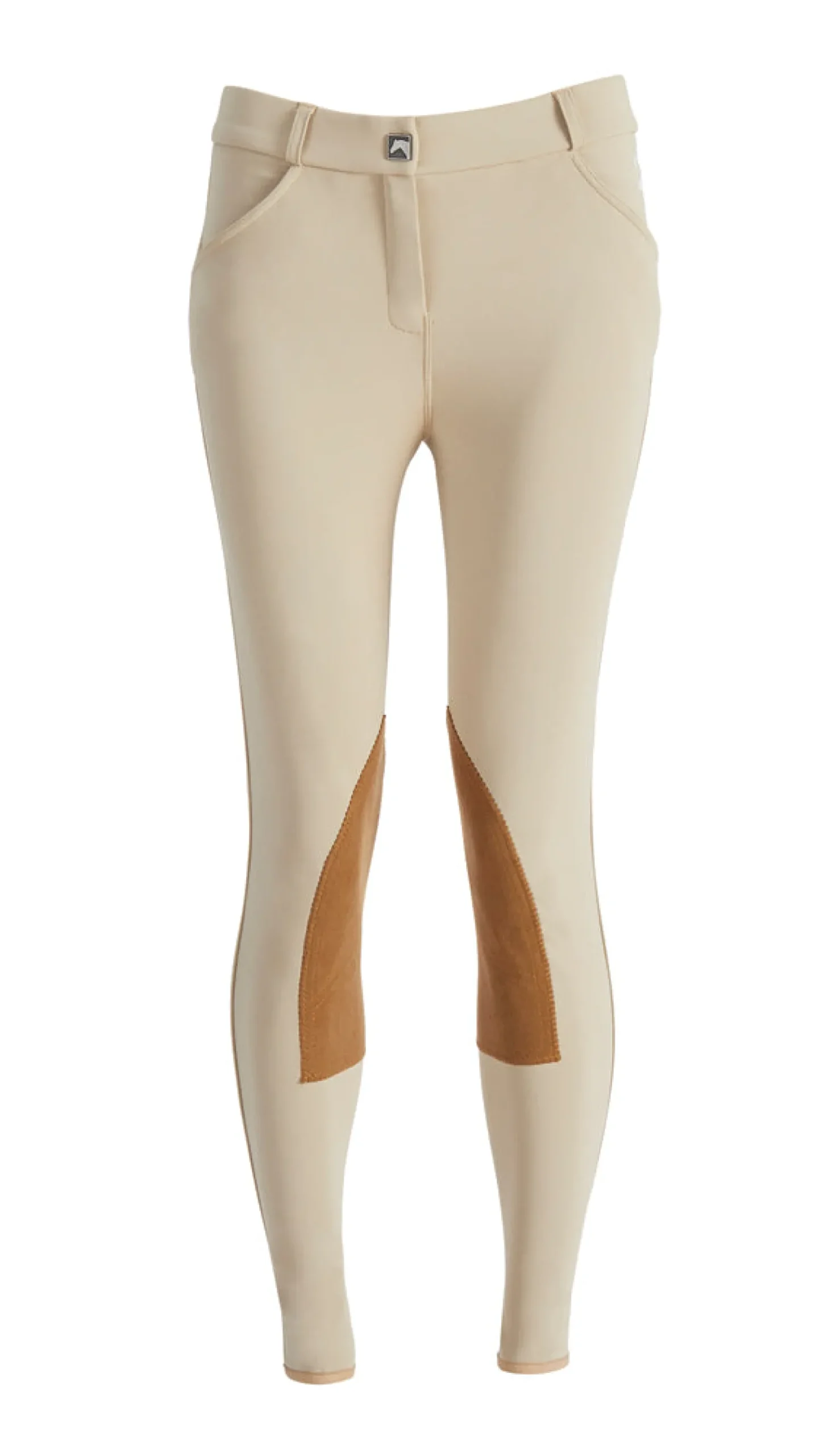 S.K. EXPORTS Riding Sport™ Ladies’ Competition Knee-Patch Breech Tan Best