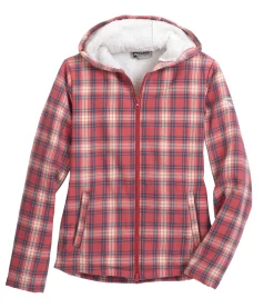 KIRSCH Riding Sport™ Ladies’ Lancaster Sherpa-Lined Flannel Hoodie Hot