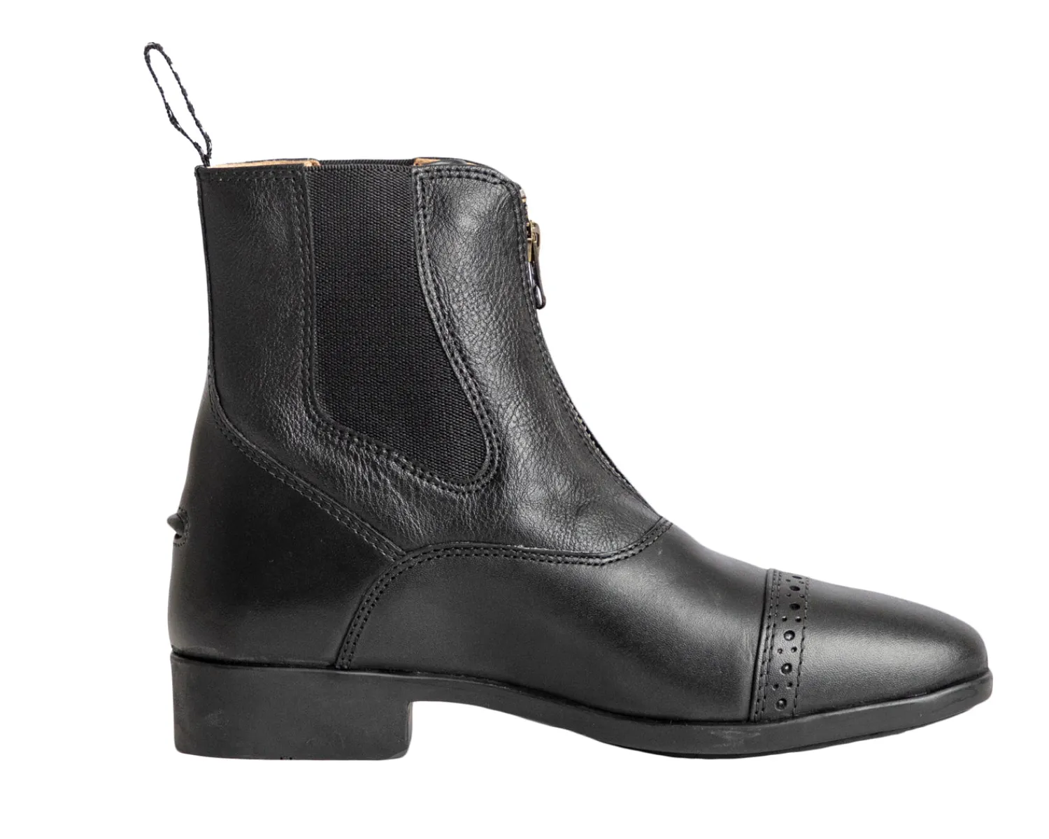 S.K. SHOES AND BOOTS Riding Sport™ Ladies' Essential Leather Zip Paddock Boots Clearance