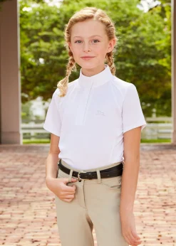 RJ CLASSICS R.J. Classics Ladies’ Ava Blue Label Short Sleeve Show Shirt White New