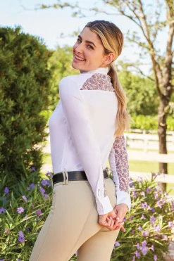 RJ CLASSICS R.J. Classics Ladies’ Carly 37.5® Long Sleeve Show Shirt Purple Paisley Outlet