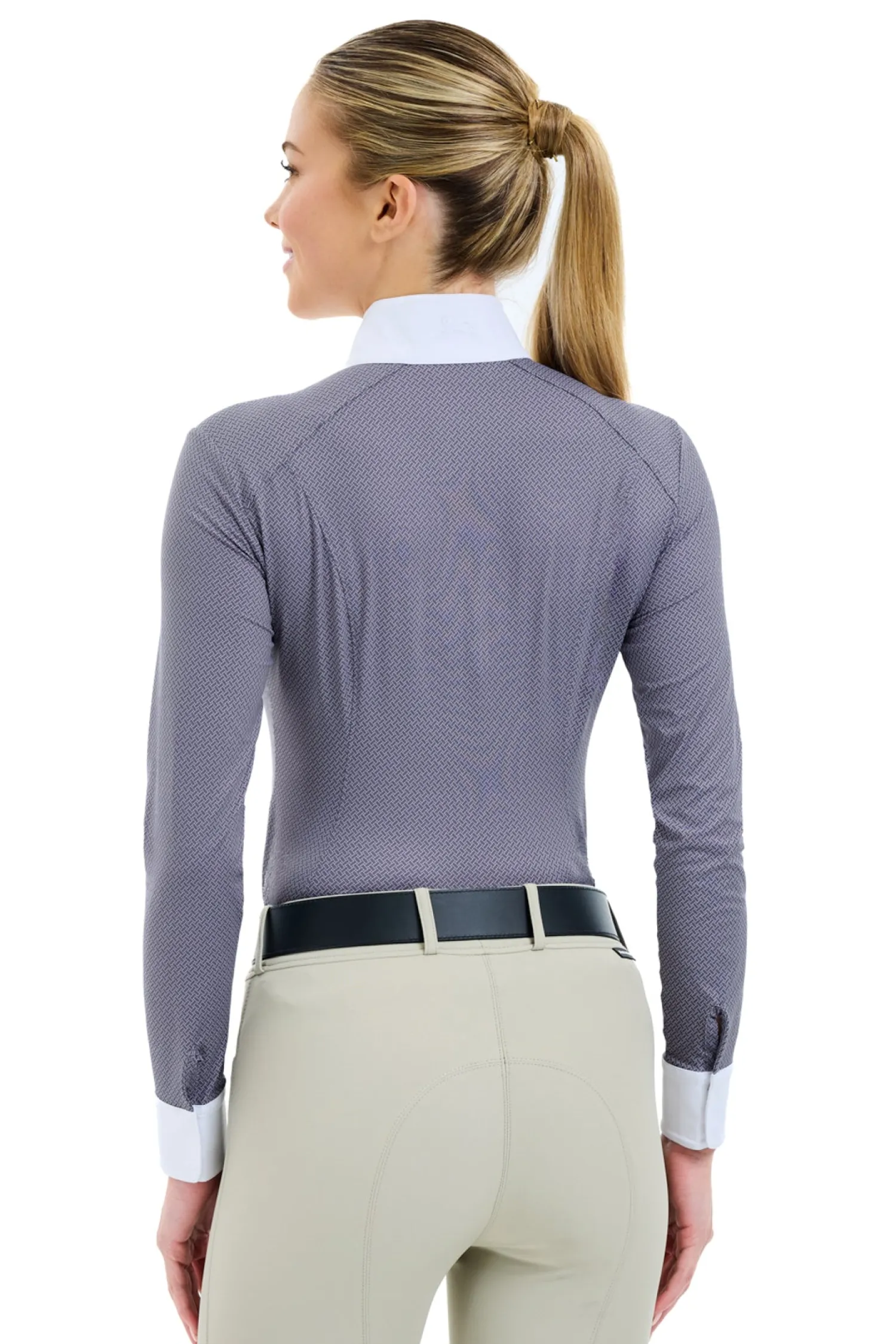 RJ CLASSICS R.J. Classics Ladies’ Liv Long-Sleeve Show Shirt Grey Weave New