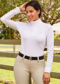 RJ CLASSICS R.J. Classics Sofia Blue Label Long Sleeve Show Shirt White