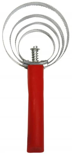 SHILOH STABLES TACK Round Metal Curry with Handle Stainless Best