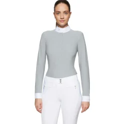 SAMSHIELD ® Aline Crystal Long-Sleeve Show Shirt Outlet