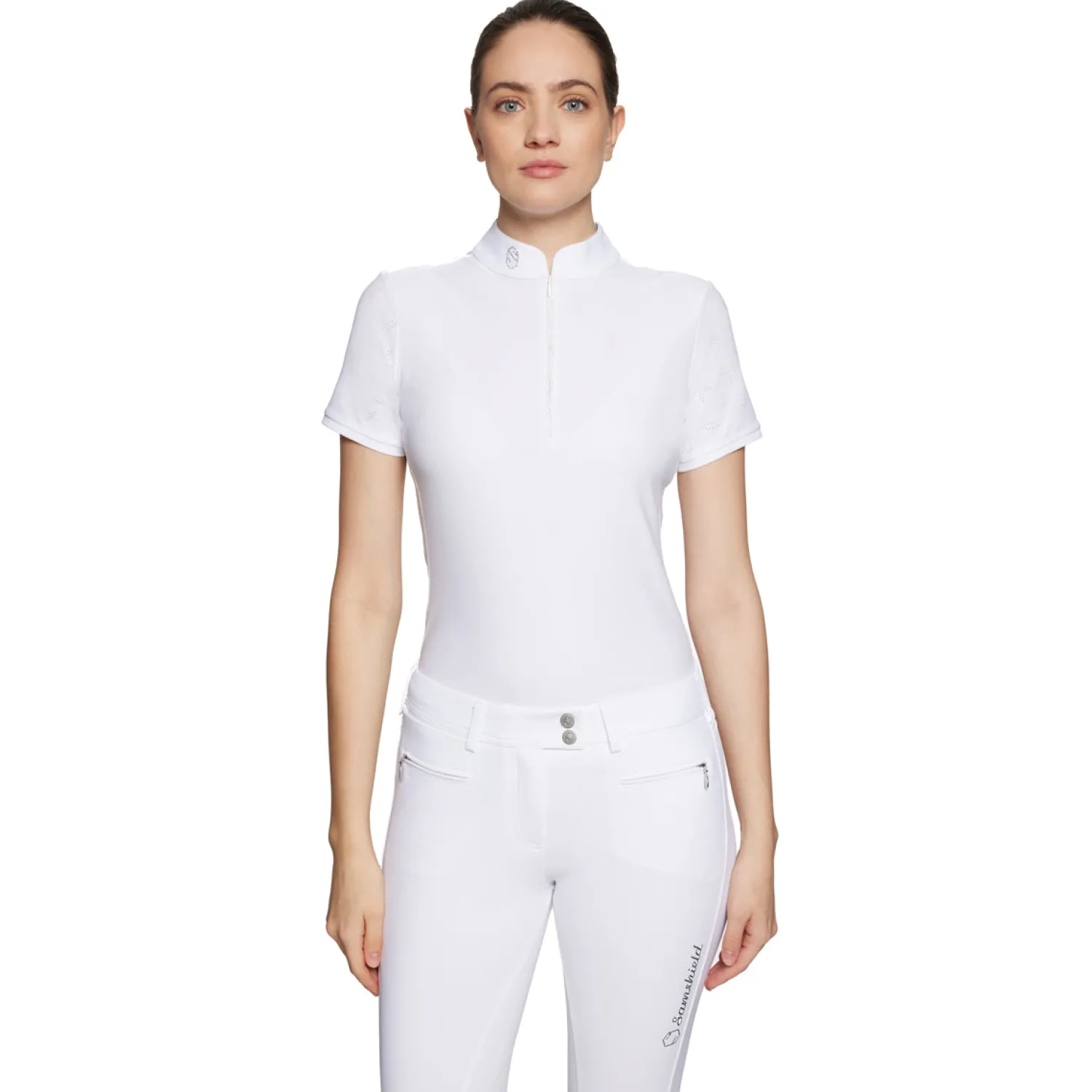 SAMSHIELD ® Ladies’ Aloise Air Short-Sleeve Show Shirt New