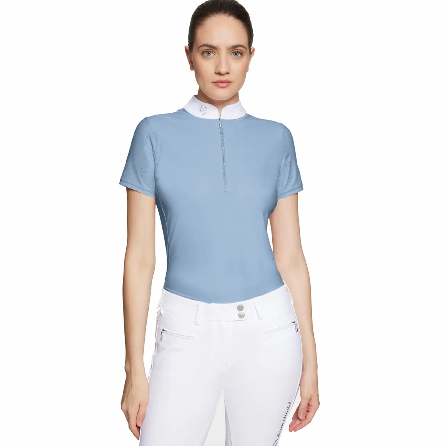 SAMSHIELD ® Ladies’ Aloise Air Short-Sleeve Show Shirt New