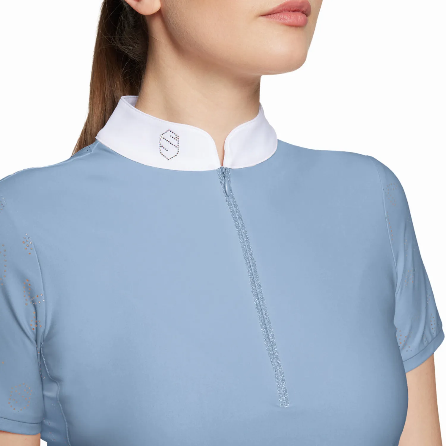 SAMSHIELD ® Ladies’ Aloise Air Short-Sleeve Show Shirt New