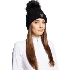 SAMSHIELD ® Nora Crystal Intarsia Beanie Hot