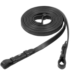 SCHOCKEMOEHLE N.A. Schockemöhle Curb Rein Black/Silver Clearance