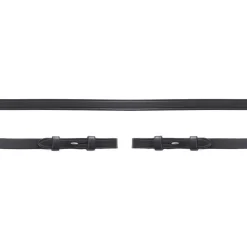 SCHOCKEMOEHLE N.A. Schockemöhle Curb Rein Black/Silver Clearance