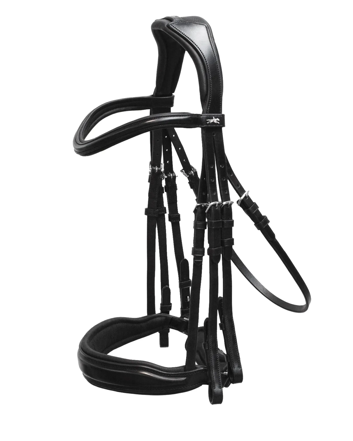 SCHOCKEMOEHLE N.A. Schockemöhle Milan Anatomical Double Bridle Black/Silver Online