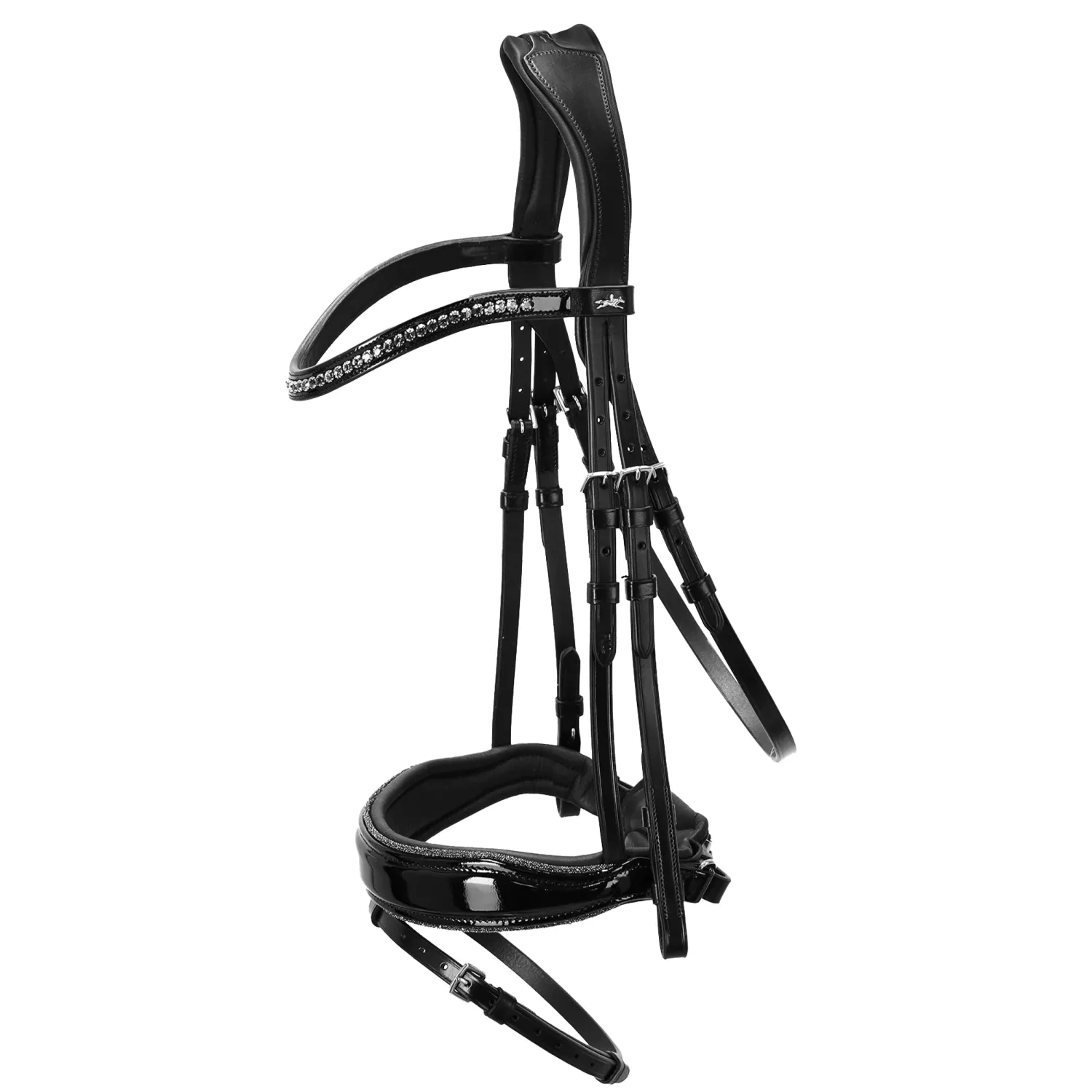 SCHOCKEMOEHLE N.A. Schockemöhle Standford Glam Bridle Black Patent/Silver Sale