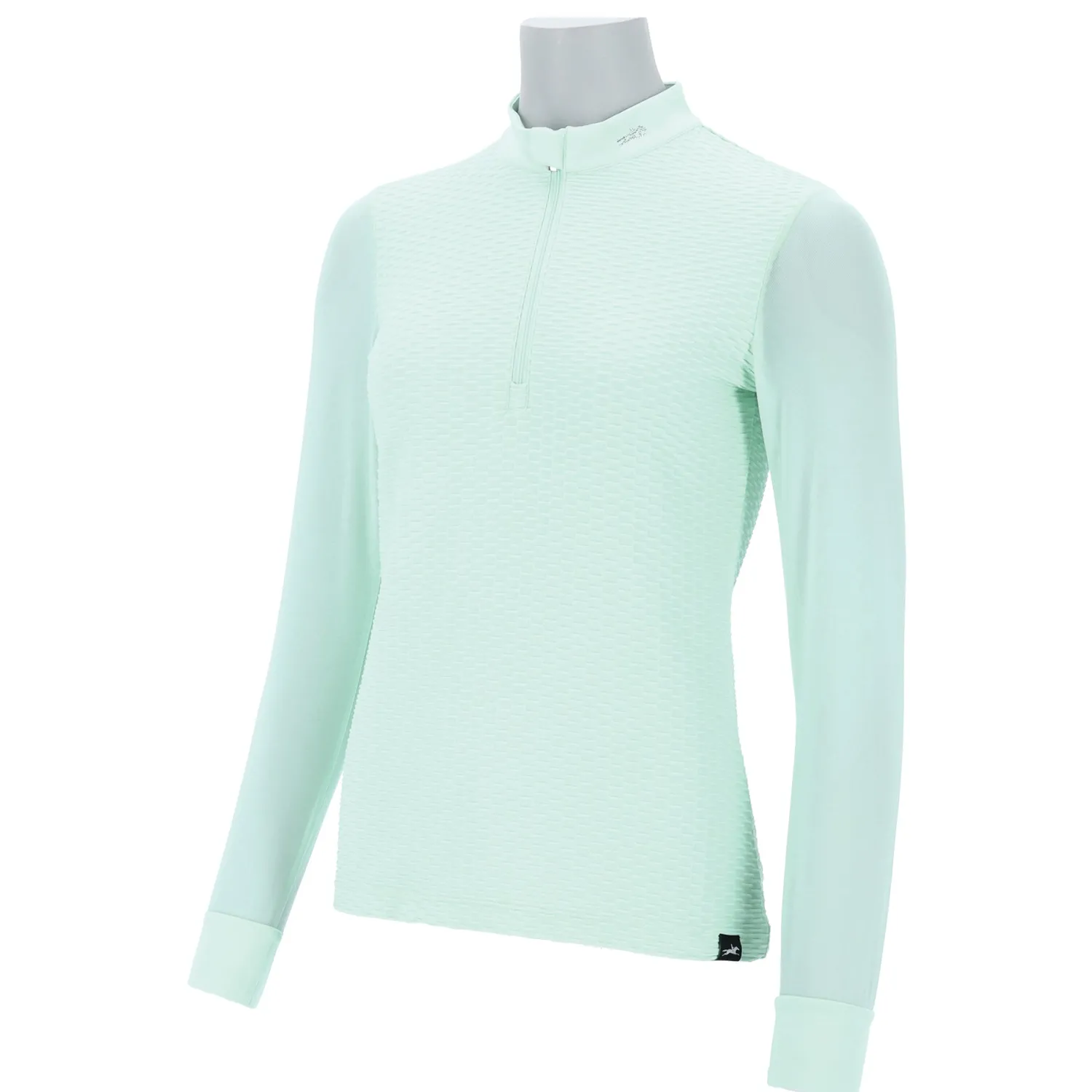 SCHOCKEMOEHLE N.A. Schockemöhle Ladies’ SpGianna Long Sleeve Shirt Aqua Sky Clearance