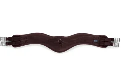 SHIRES EQUESTRIAN Shires Anti-Chafe Anatomic Girth with Elastic Brown Hot
