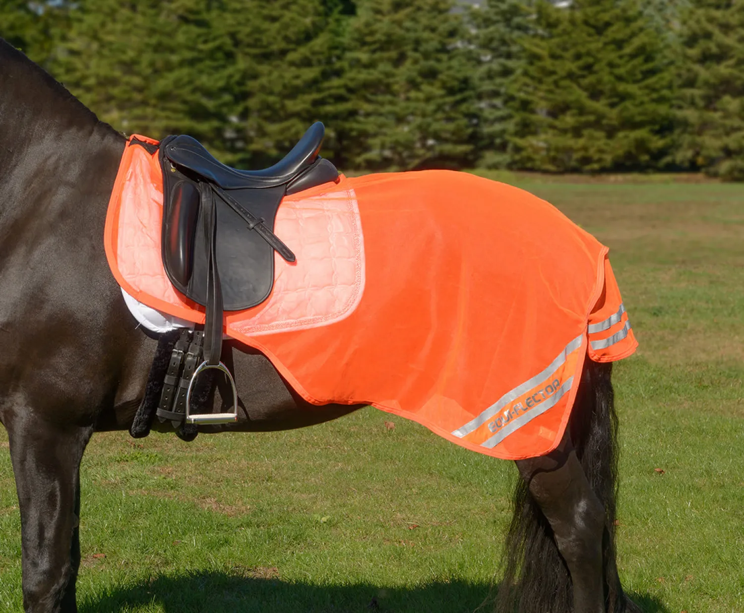 SHIRES EQUESTRIAN Shires Equi-Flector® Exercise Sheet Orange Clearance