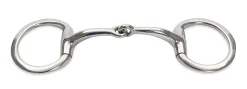SHIRES EQUESTRIAN Shires Standard Curved Eggbutt Snaffle Bit Stainless Steel Clearance