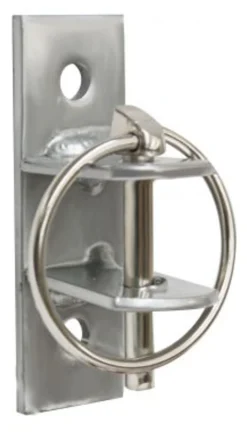 SHILOH STABLES TACK Showman® Locking Pin Bucket Hook Silver Hot
