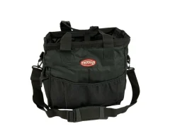 SHILOH STABLES TACK Showman® Nylon Grooming Tote with Mesh Bottom & Rolled Handles Black Discount