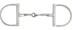 ERS Slow Twist Pony Snaffle D-Ring Bit New