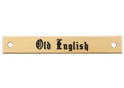 DOVER DROPSHIP Small Beveled Edge Halter Nameplate Discount