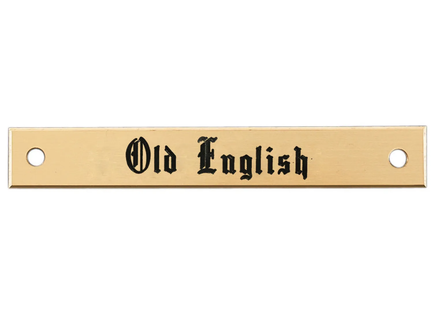 DOVER DROPSHIP Small Beveled Edge Halter Nameplate Discount