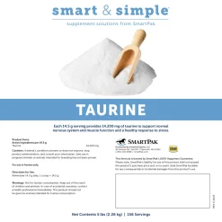SMARTPAK Smart & Simple® Taurine Powder by SmartEquine™ - 5 lbs Hot