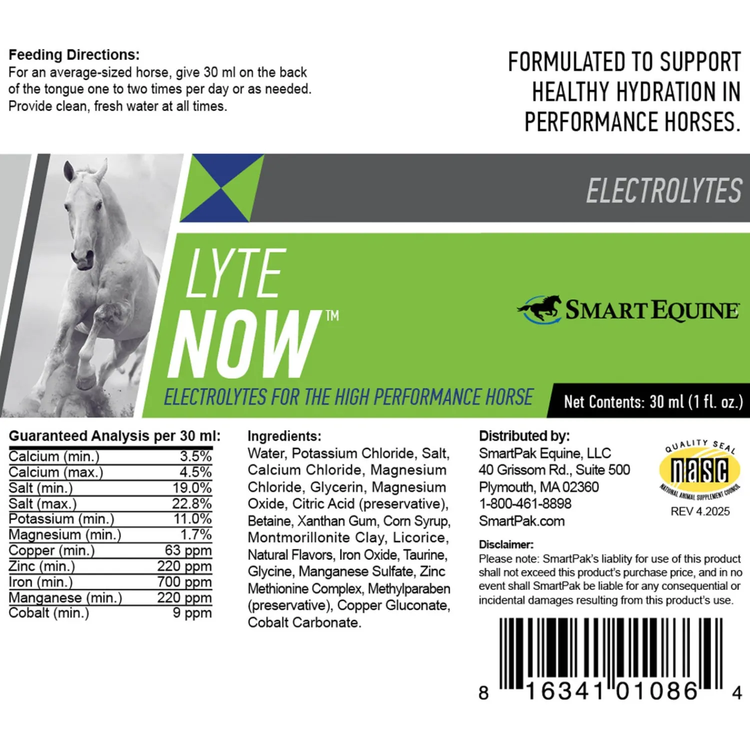 SMARTEQUINE ™ Pro Formula Labs Lyte Now™ Paste NA Hot
