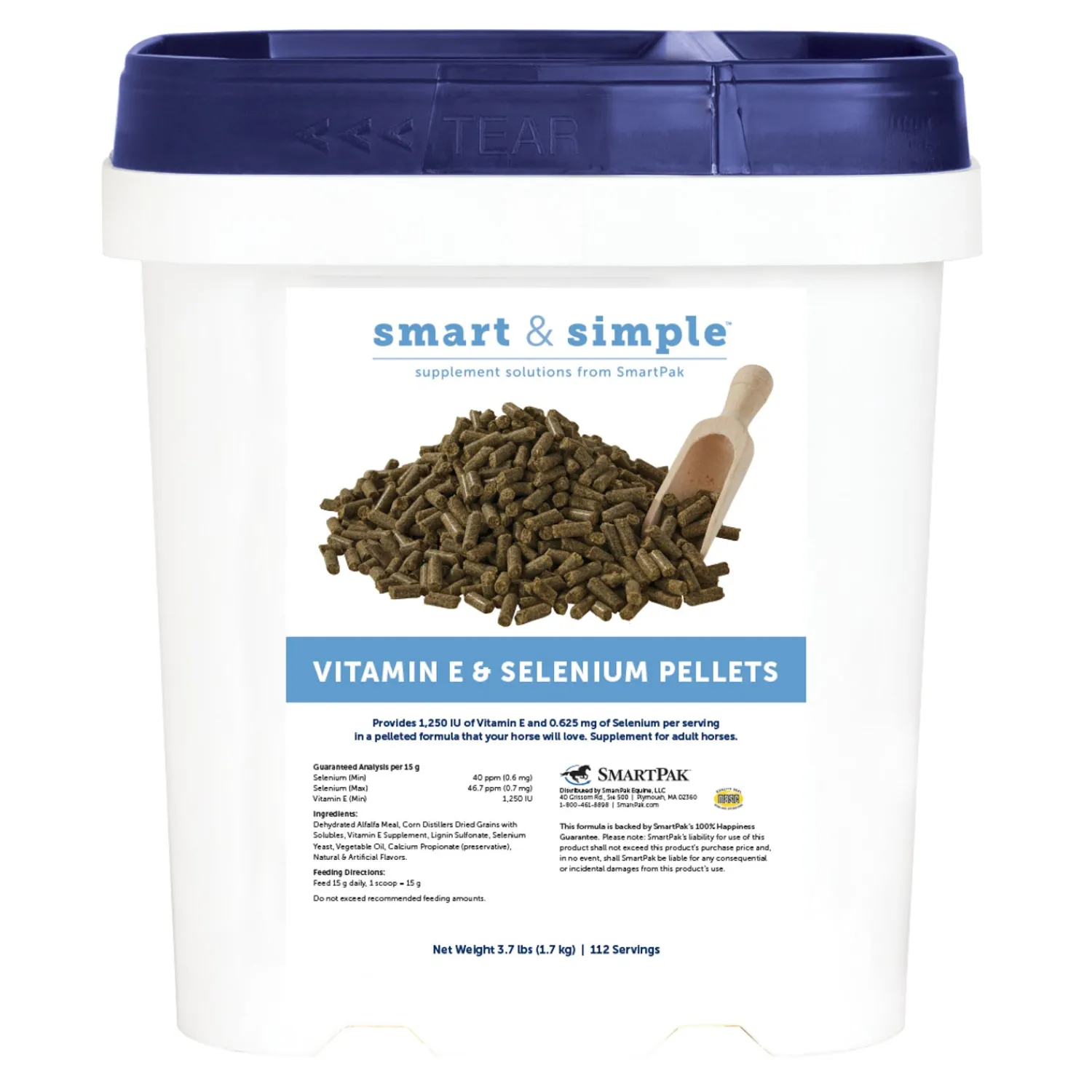 SMARTEQUINE ™ Smart & Simple Vitamin E & Selenium Pellets NA Outlet