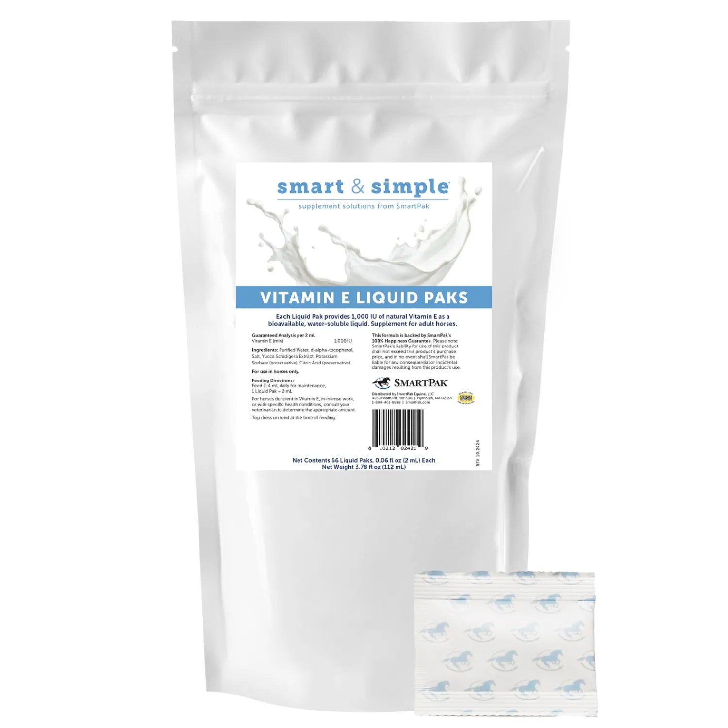 SMARTEQUINE ™ Smart & Simple Vitamin E Liquid–56 Liquid Packs NA Online