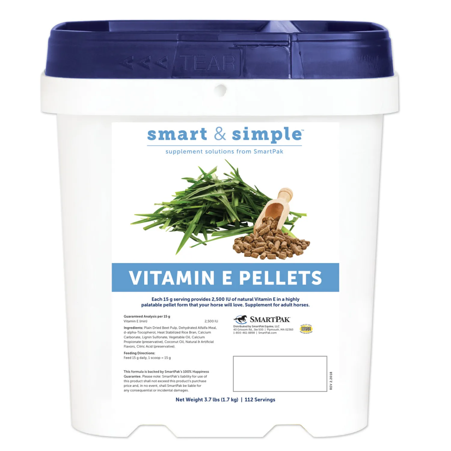 SMARTPAK SmartEquine™ Smart & Simple® Vitamin E Pellets - 3.7 lbs. Best