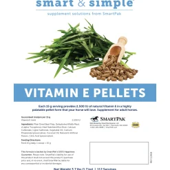 SMARTPAK SmartEquine™ Smart & Simple® Vitamin E Pellets - 3.7 lbs. Best