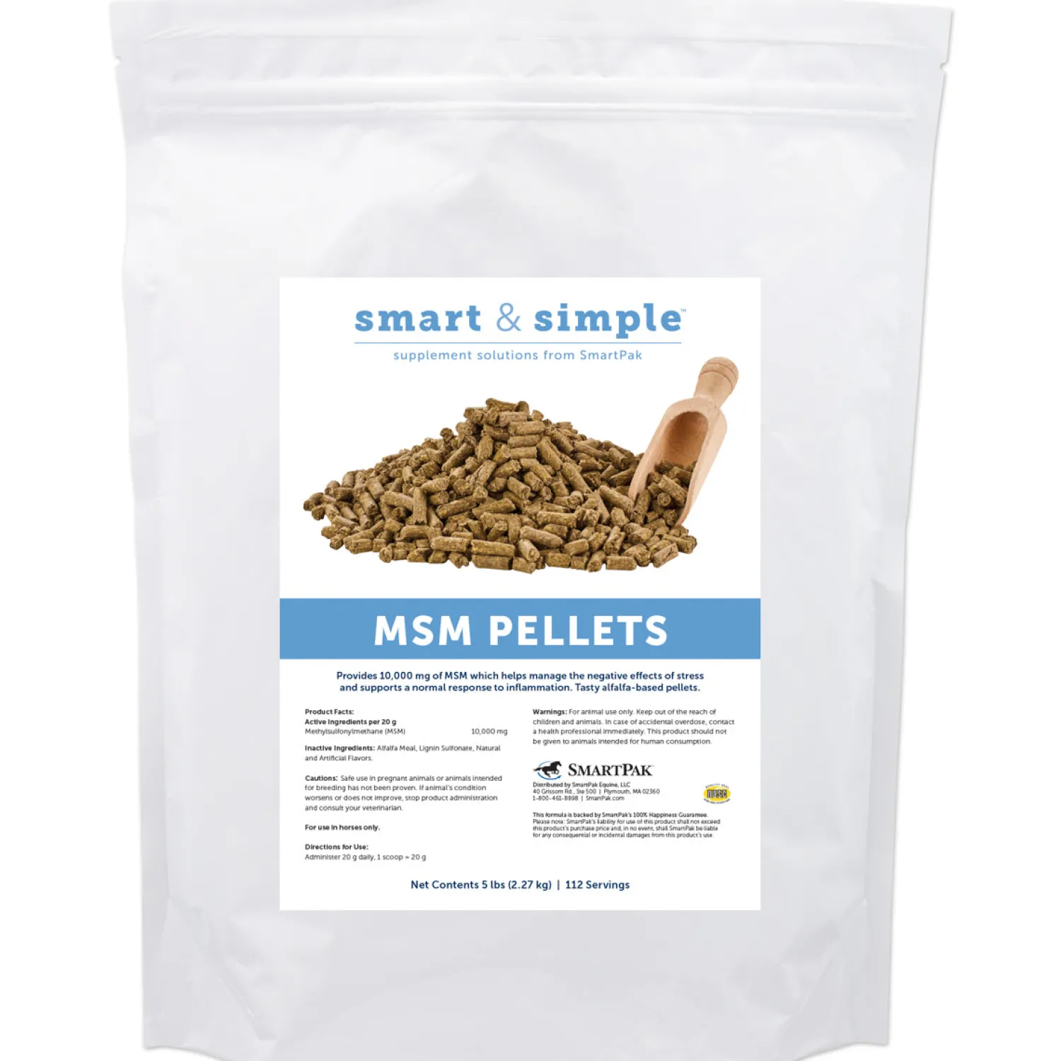 SMARTPAK SmartEquine™ Smart & Simple® MSM Pellets - 5 lbs. Sale