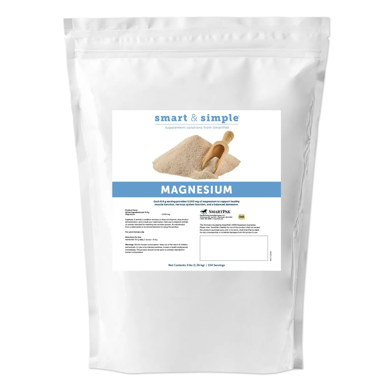 SMARTPAK SmartEquine™ Smart & Simple® Magnesium Oxide Powder - 3 lbs.