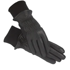 FARGO TRADING SSG® Pro Show Leather Winter Riding Gloves Black Best