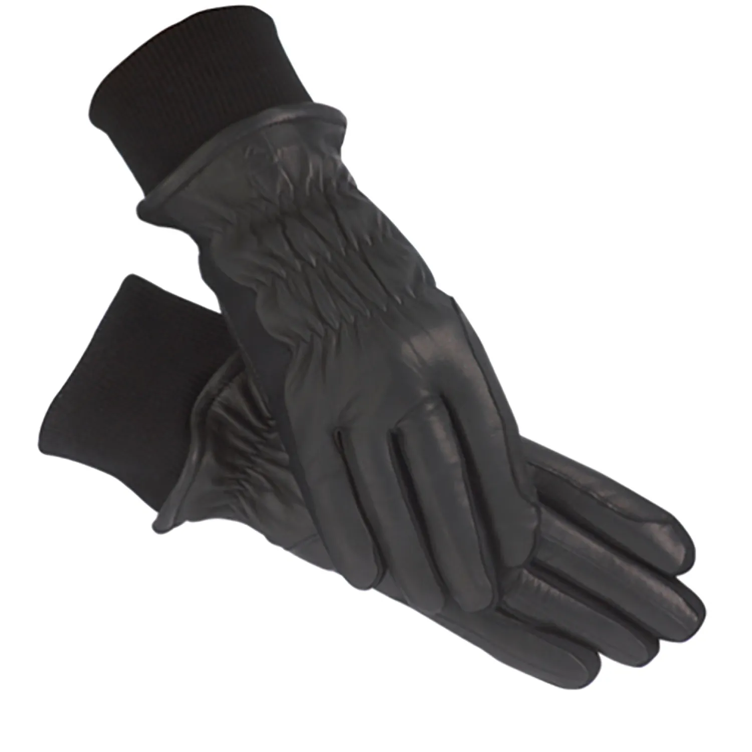 FARGO TRADING SSG® Pro Show Leather Winter Riding Gloves Black Best